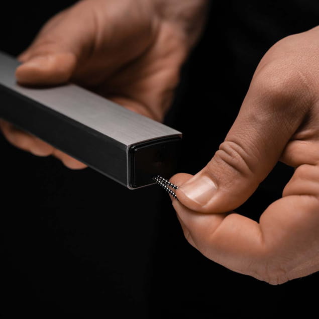 Waterproof Pill Canister Brushed Aluminium