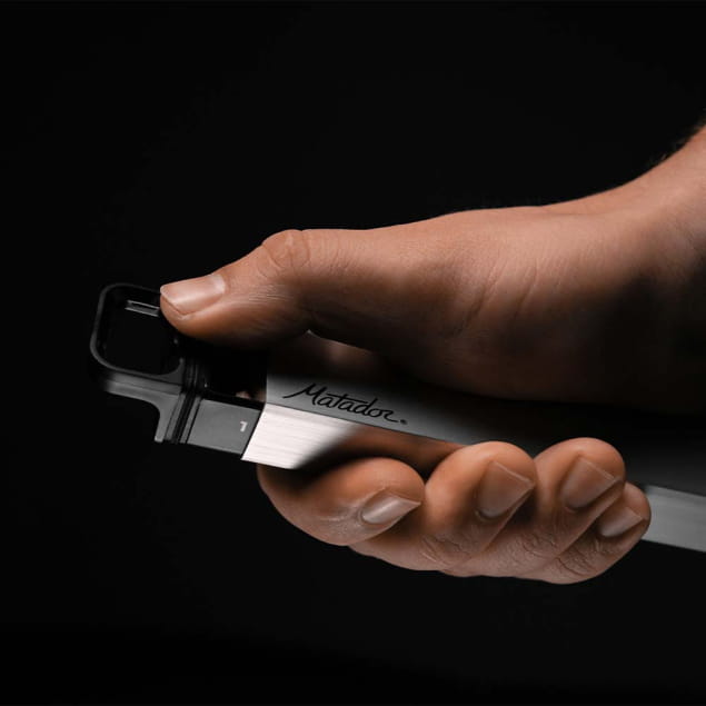 Waterproof Pill Canister Brushed Aluminium