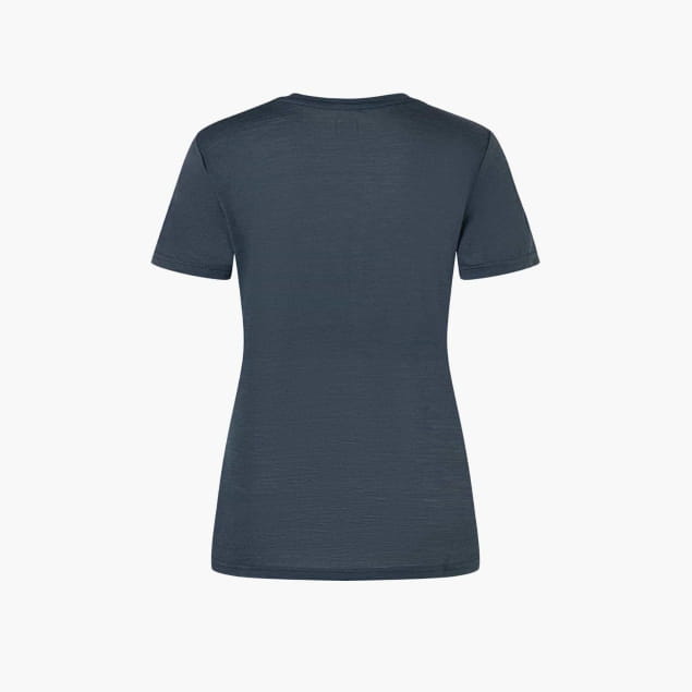 W TOP MOUNTAIN ART TEE Blueberry/Feather Grey/White Stone