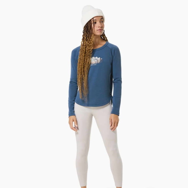 W CANADIAN WOODS CREW Ocean Blue/White Stone/Copper