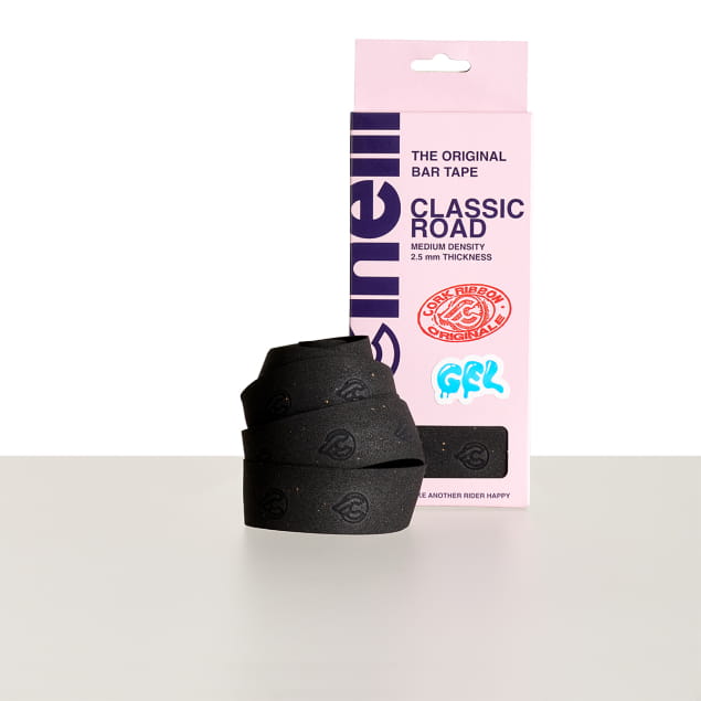 TAPE ADR CORK GEL BLACK + END PLUGS
