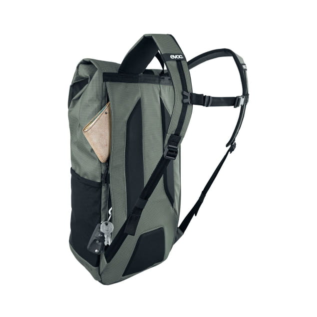 DUFFLE BACKPACK 16 dark olive - black