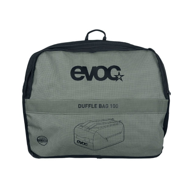 DUFFLE BAG 100 dark olive - black