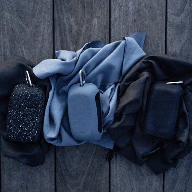 NanoDry Packable Shower Towel Charcoal