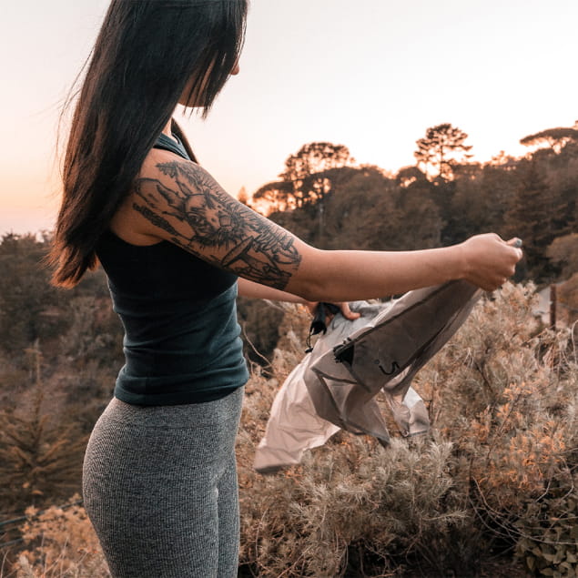 Pocket Blanket Mini Black