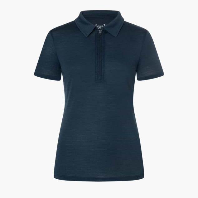 W ZIP POLO Blueberry