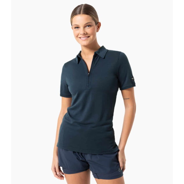 W ZIP POLO Blueberry