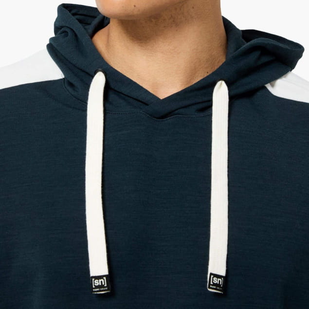 M COLORADO HOODIE Blueberry/Fresh White