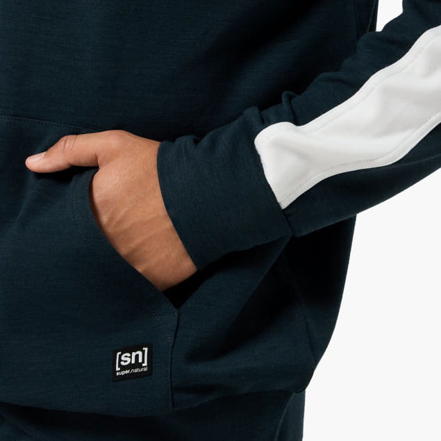 M COLORADO HOODIE Blueberry/Fresh White