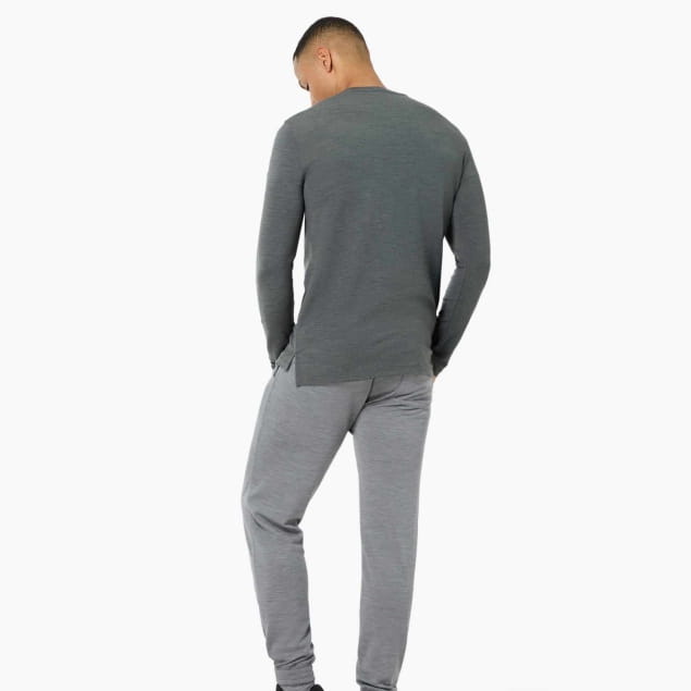 M HAUTE ROUTE BRUSH LS Dark Shadow Melange/Vapor Grey