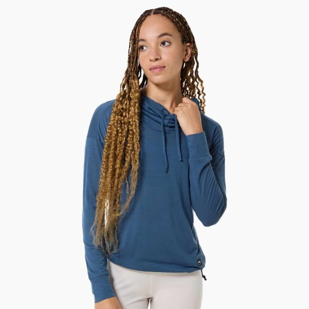 W FUNNEL HOODIE Ocean Blue