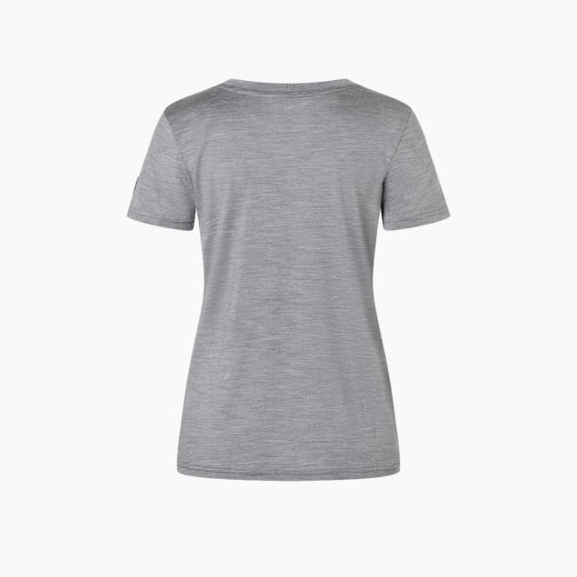 W CASUAL RIB BIO J TEE Cashmere Grey Melange