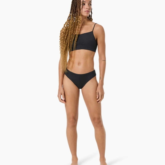 W AIR THONG Jet Black